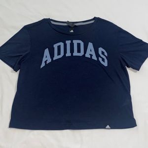 Adidas Navy Crop Top